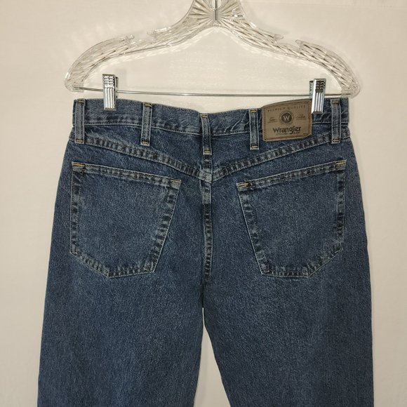 Vintage WRANGLER Mom High Rise Straight Leg Relaxed Fit Jeans Size 34X30 100% C - Picture 7 of 15